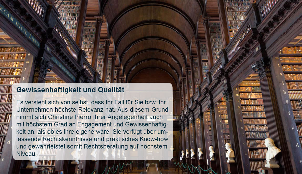 Gewissenhaftigkeit und Qualität